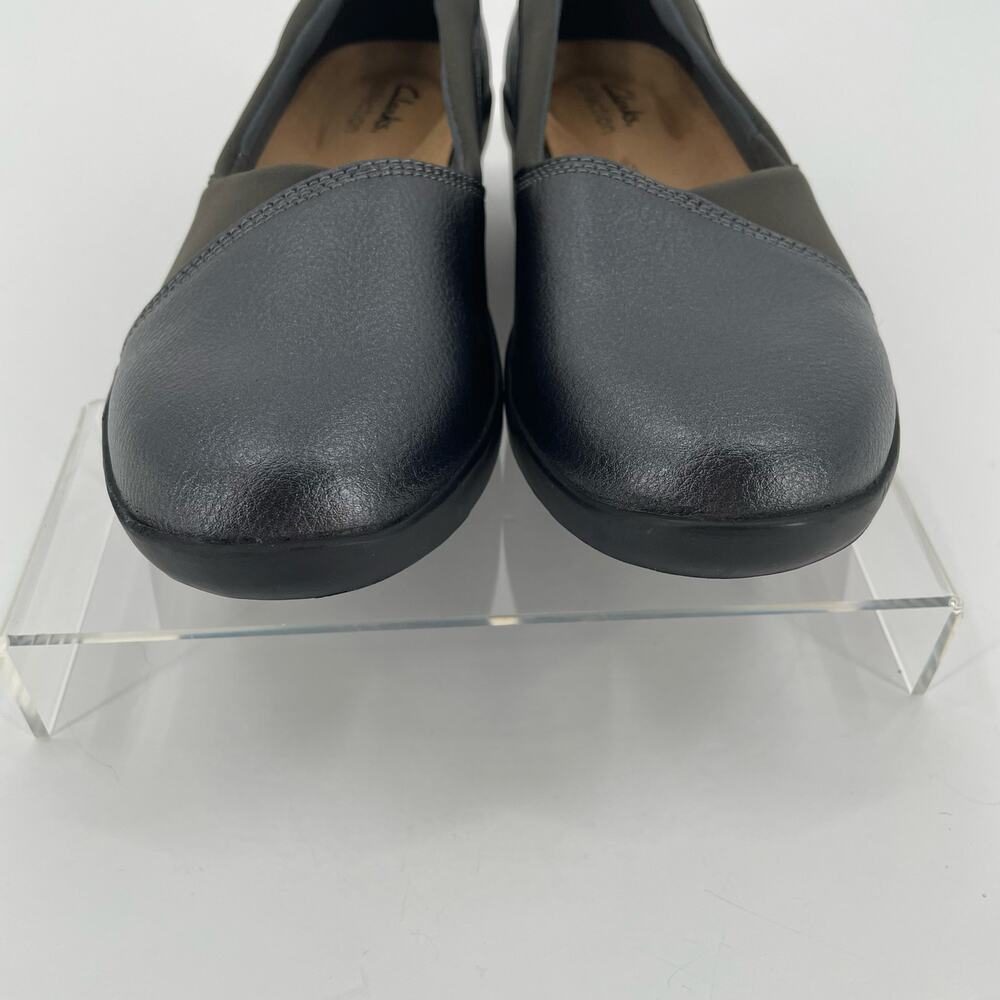 Clark’s Women’s Suttyn Walk Wedge Slip-On Shoes, Black, Sz. 7M Comfort Office - Picture 2 of 14
